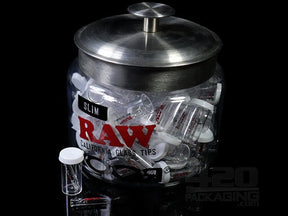 ROOR Raw Slim California Glass Tips 75-Jar - 1