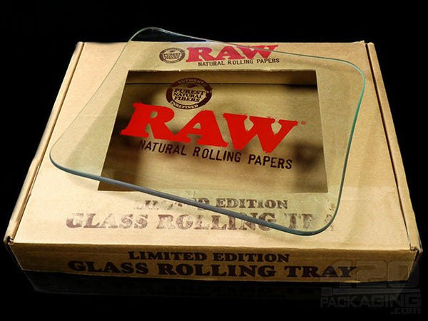 RAW Glass Rolling Tray 1/Box