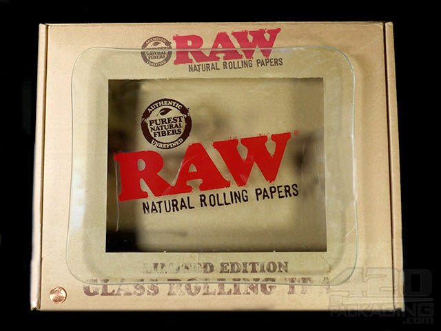 RAW Glass Rolling Tray 1/Box - 3