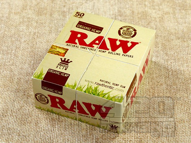 Raw Rolling Papers Organic Hemp King Size Slim - 3