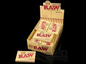 RAW Natural Perfecto Pre Rolled Cone Tips 20/Box - 1