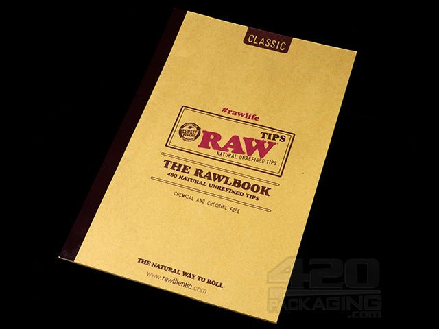RAW Natural Unrefined Tips Book 480-Book - 1