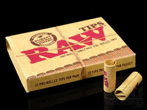 RAW Natural Pre Rolled Tips 20/Box - 4