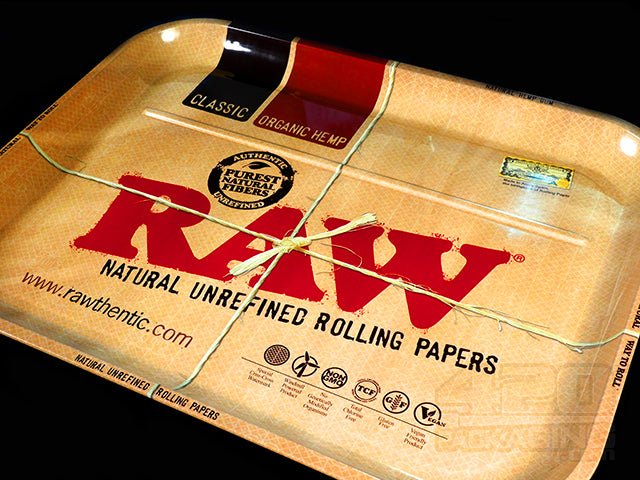 RAW XXL Metal Rolling Tray 1/Box - 3