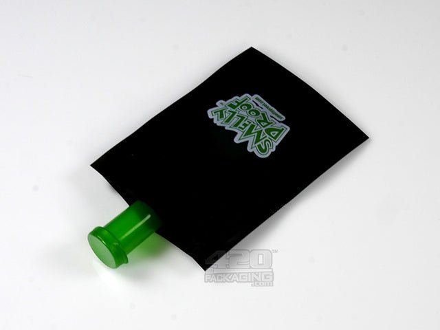 2.5"x3" XXS Smelly Proof Heat Plastic Zip Bags - Black - 100/Box - 3