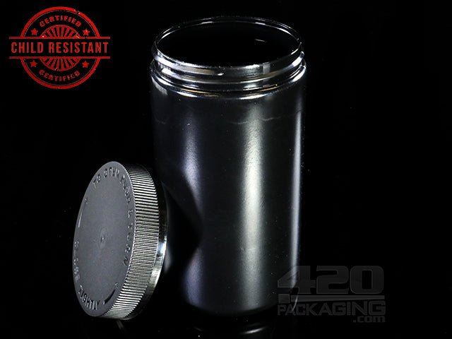 32oz Child Resistant Screw Top Plastic Jars 72/Box White- Opaque - 1