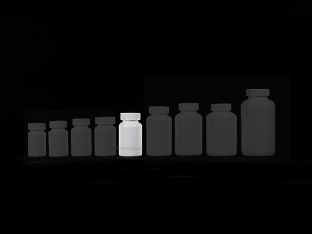 60 Dram Wide Mouth Plastic Packer Bottles 315 pcs - 1