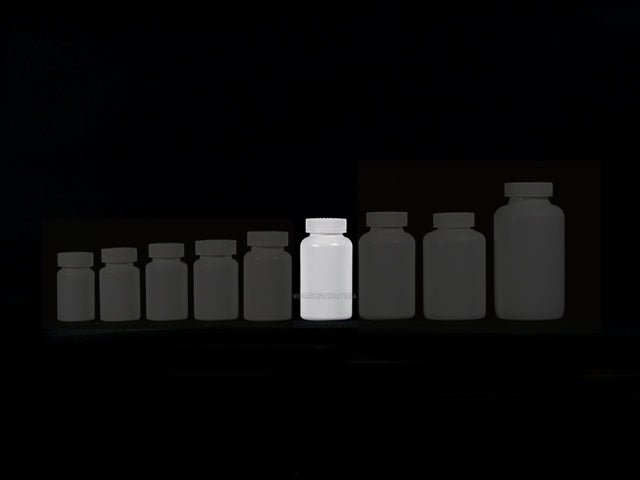 80 Dram Wide Mouth Plastic Packer Bottles 280 pcs - 1