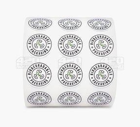 Biodegradable Packaging Universal Circle Labels Circle 1000/Box - 6