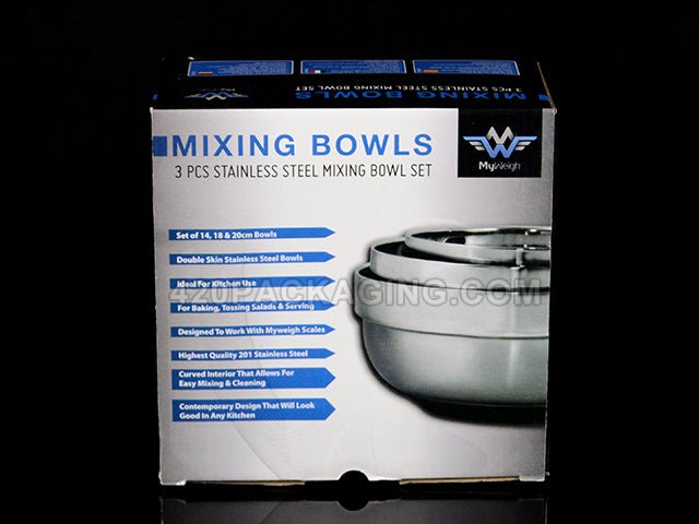 3 Piece Stainless Steel Mixing Bowls - 2