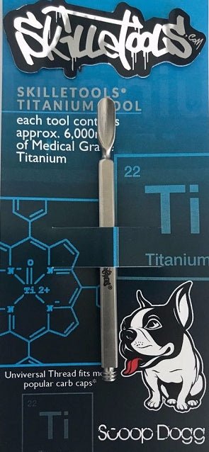 Skilletools Mini Titanium Dab Tool - 5 styles discontinued by Skilletools - Limited supply Mr Dabalina -Titanium Mini - 1