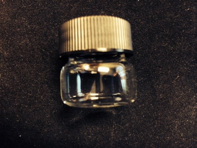 2 Dram Glass Concentrate Jars With Black Lid 144/Box - 2