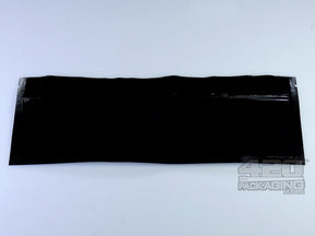 Black-Clear 9" x 3" Flat Seal Zip Bags (Pre Roll & Syringe) 1000/Box - 1