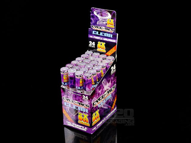 Cyclones Clear The Purple Unknown Flavored Cones 24/Box - 1