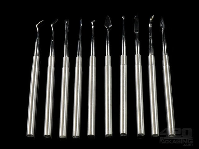 10 Piece Stainless Steel Dab Tools Set - 1