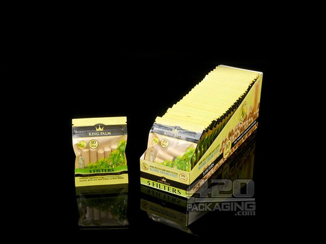 King Palm 10mm Pre Rolled Filter Tips 24/Box - 1