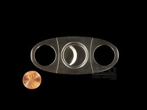 Stainless Steel Double Blades Cigar Cutter - 2