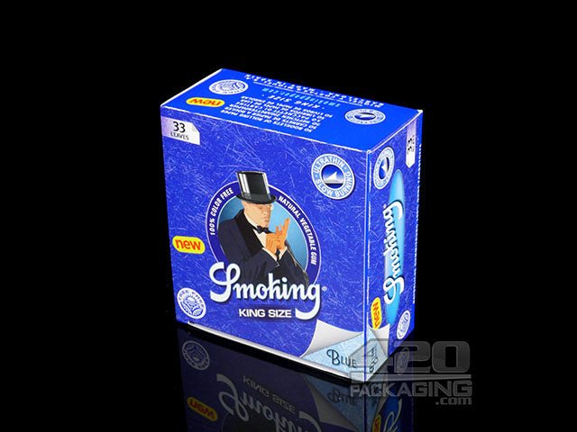 Smoking Blue King Size Rolling Papers 50/Box - 4