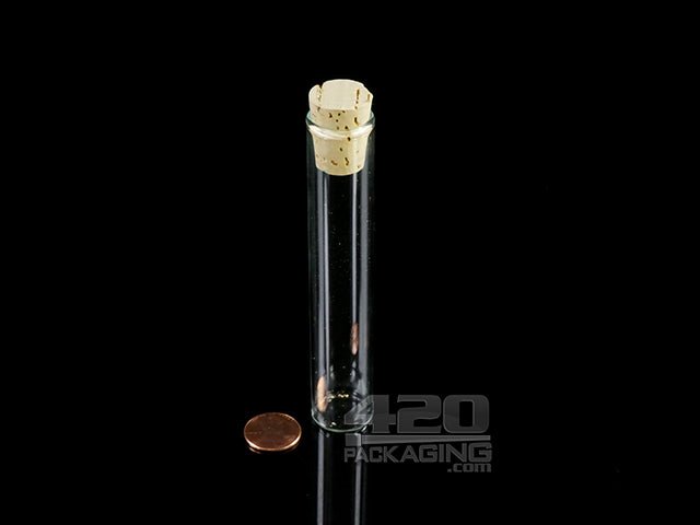 109mm Glass Vial With Cork Top Lid 240/Box - 2