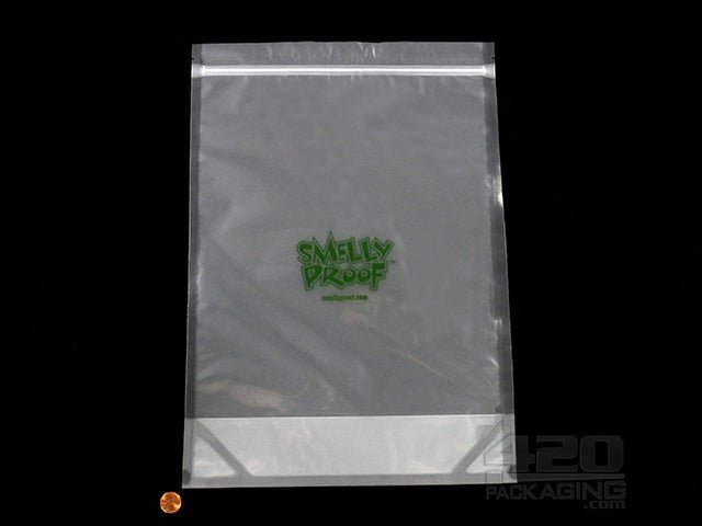 12"x16" Clear Smelly Proof XL Plastic Zip Bags 15/Box - 2