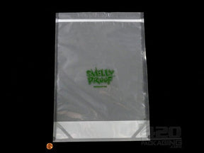 12"x16" Clear Smelly Proof XL Plastic Zip Bags 10/Box - 2