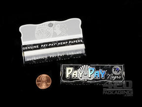 Pay Pay Negro 1 1-4 Size Hemp Rolling Papers 25/Box - 2